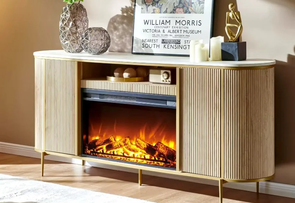electric fireplace & tv stand